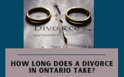 How long does a divorce in Ontario take?